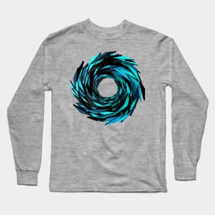 Vortex Blue/Black Long Sleeve T-Shirt